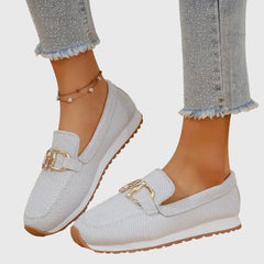 Mocassins à mors doré pour femme