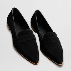 Mocassins daim semelle amortie pour femme