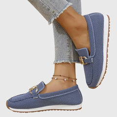 Mocassins à mors doré pour femme