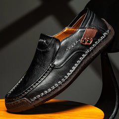 Mocassins brillants à enfiler pour homme