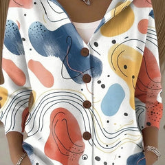Gilet à capuche boutonné pour femme