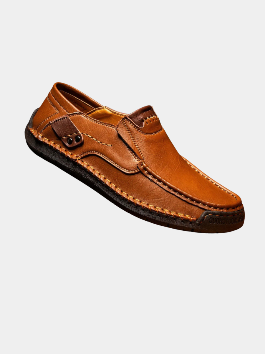 Mocassins brillants à enfiler pour homme