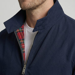 Blouson harrington doublure tartan pour homme