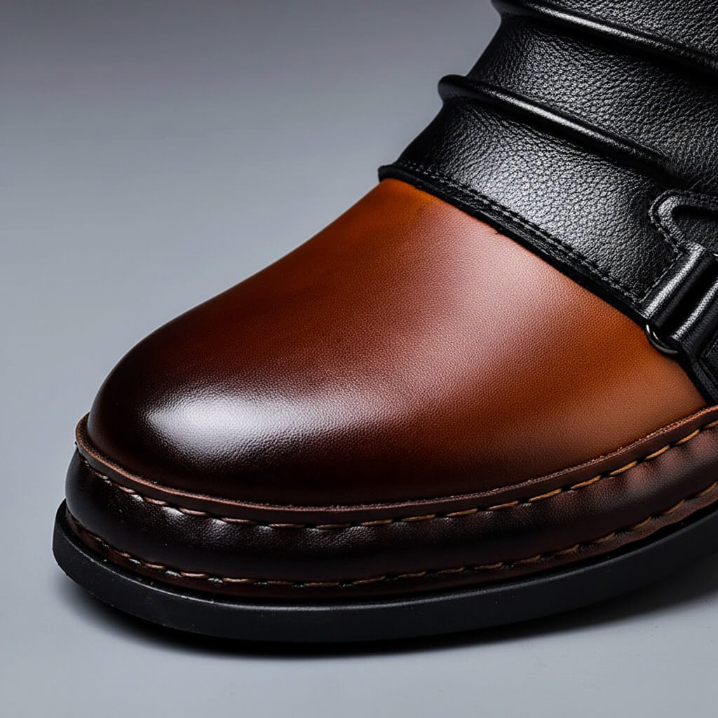 Bottines rétro semelle antidérapante pour homme