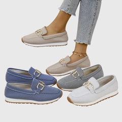 Mocassins à mors doré pour femme