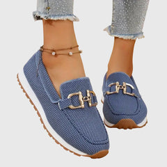 Mocassins à mors doré pour femme