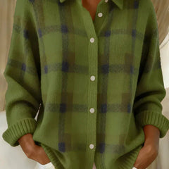 Gilet long boutonné pour femme