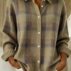 Gilet long boutonné pour femme