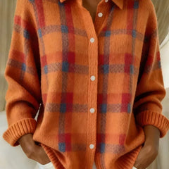Gilet long boutonné pour femme