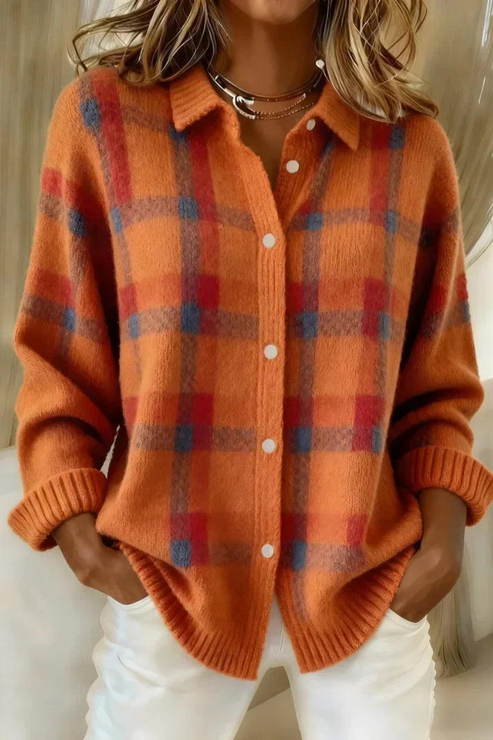 Gilet long boutonné pour femme