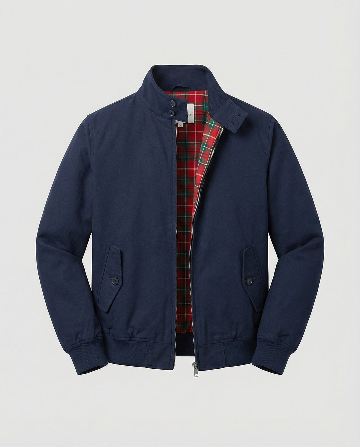 Blouson harrington doublure tartan pour homme