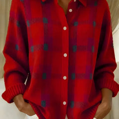 Gilet long boutonné pour femme