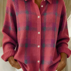 Gilet long boutonné pour femme