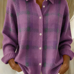 Gilet long boutonné pour femme